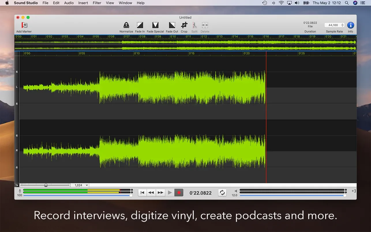 Sound Studio screenshot 1